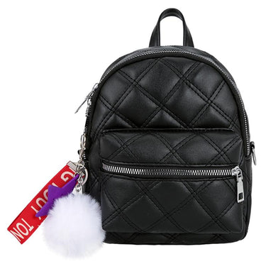 Mochila negra mujer de moda